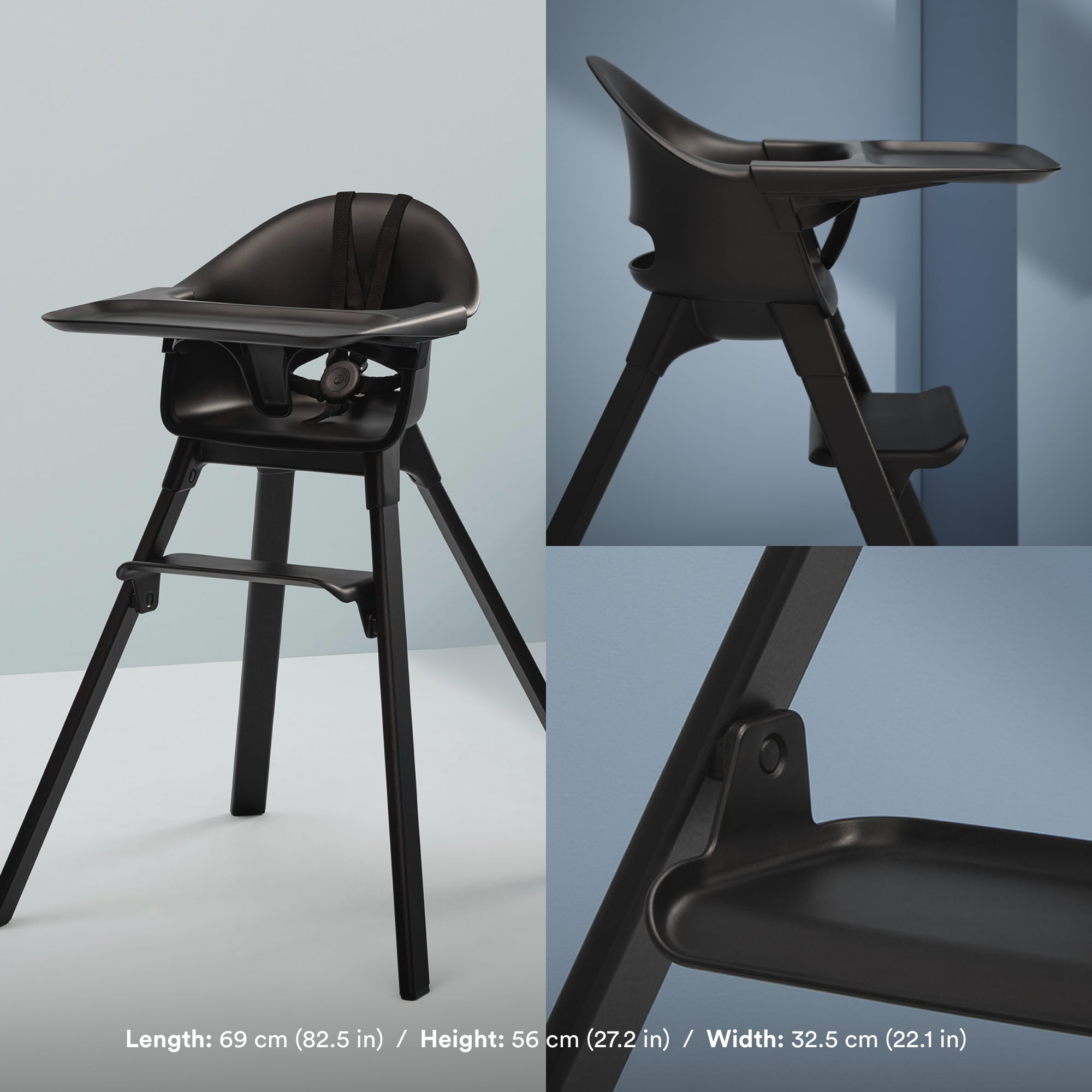 Clikk™ Highchair Midnight Black