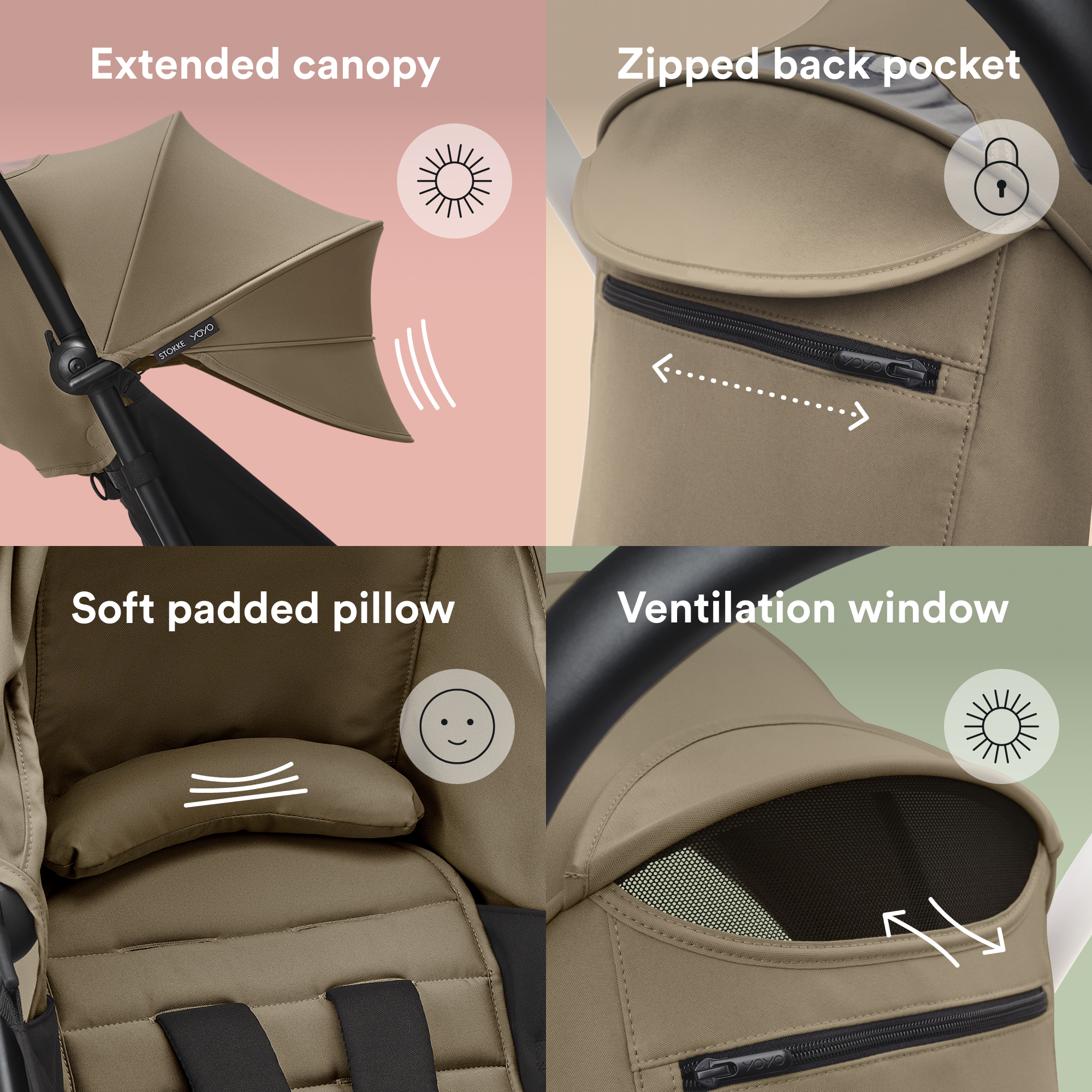 Stokke® YOYO 6+ color pack Toffee