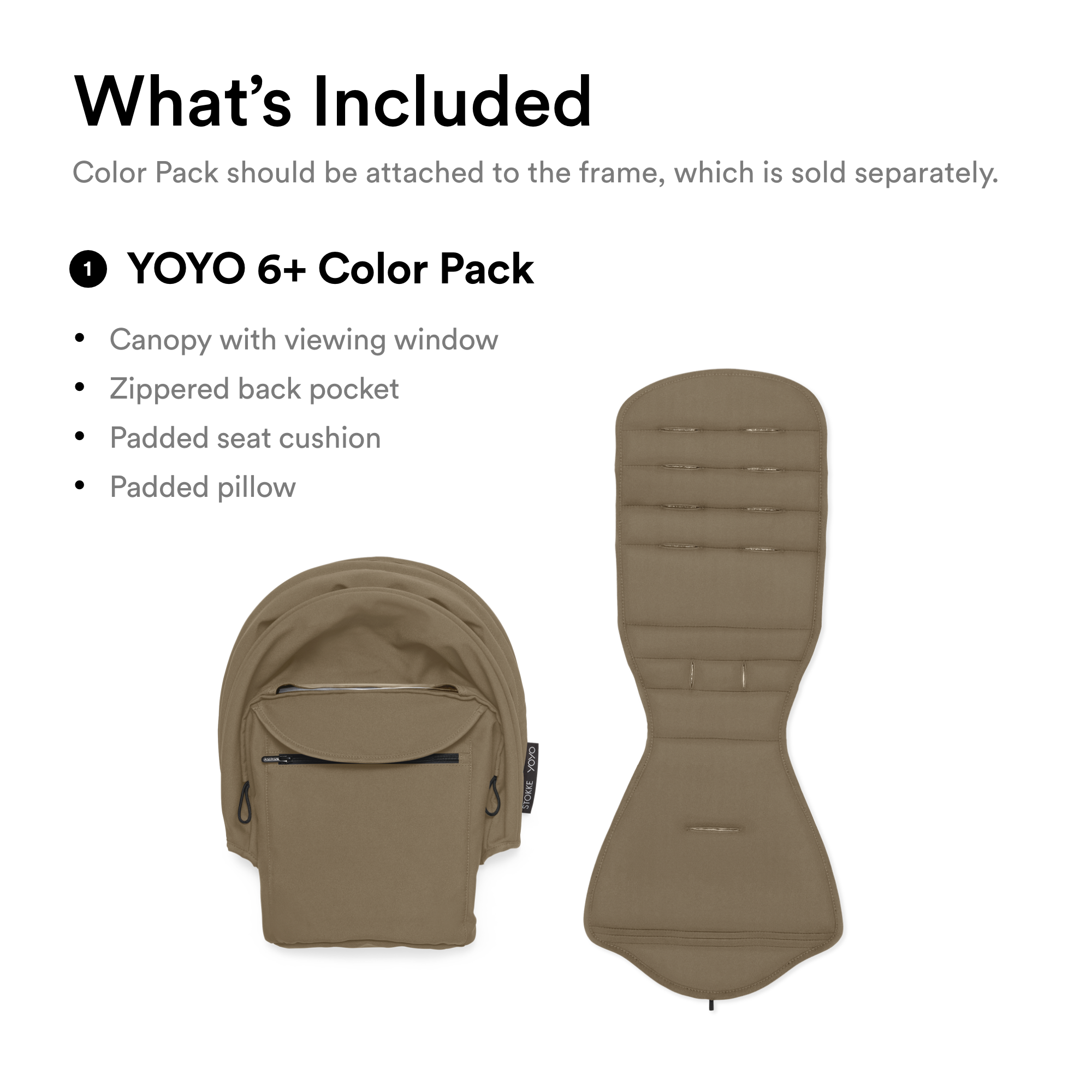 Stokke® YOYO 6+ color pack Toffee