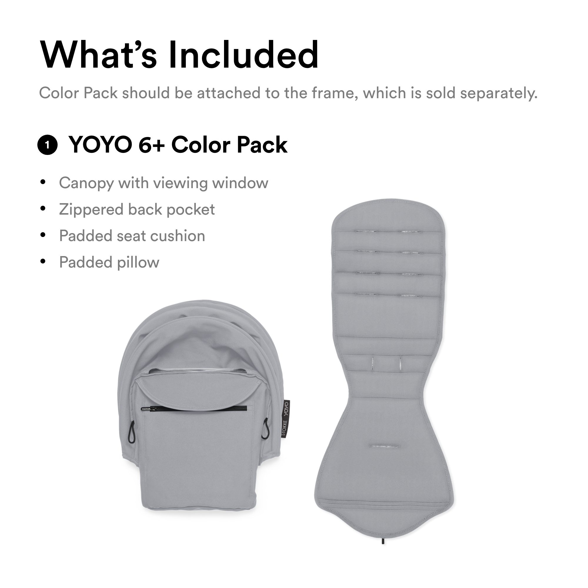 Stokke® YOYO 6+ color pack Stone