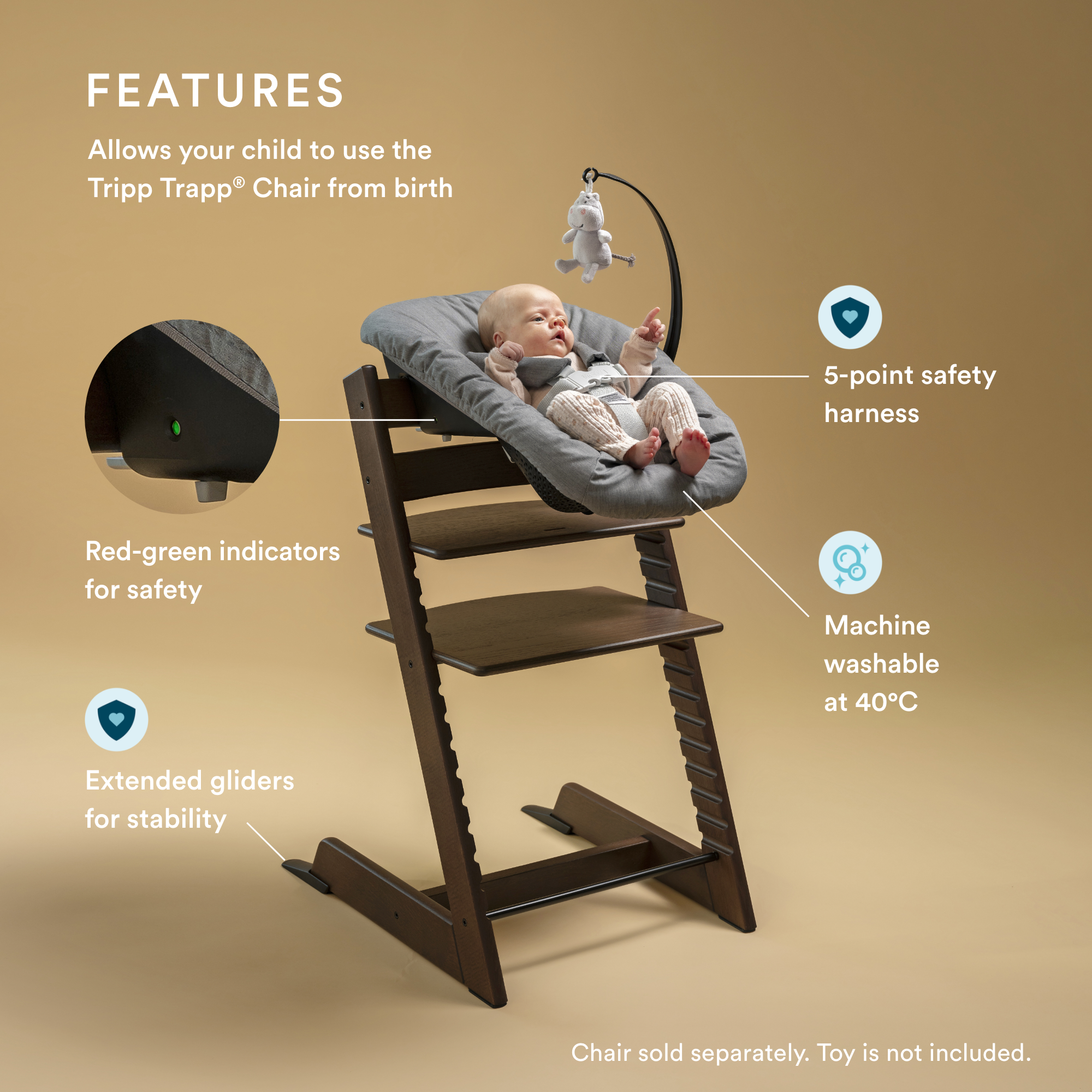 Tripp Trapp® Newborn Set Anthra
