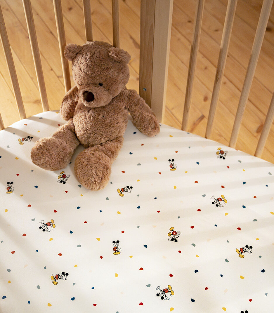 Sleepi™ Mini Fitted Sheet Mickey Celebration