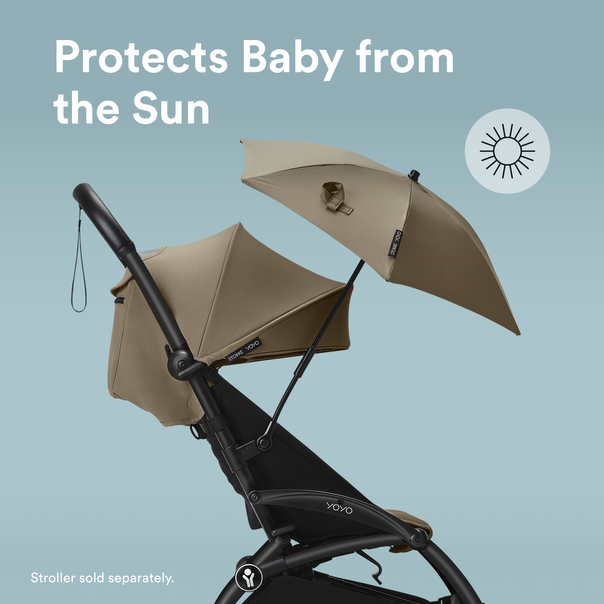 Stokke YOYO parasol - Toffee
