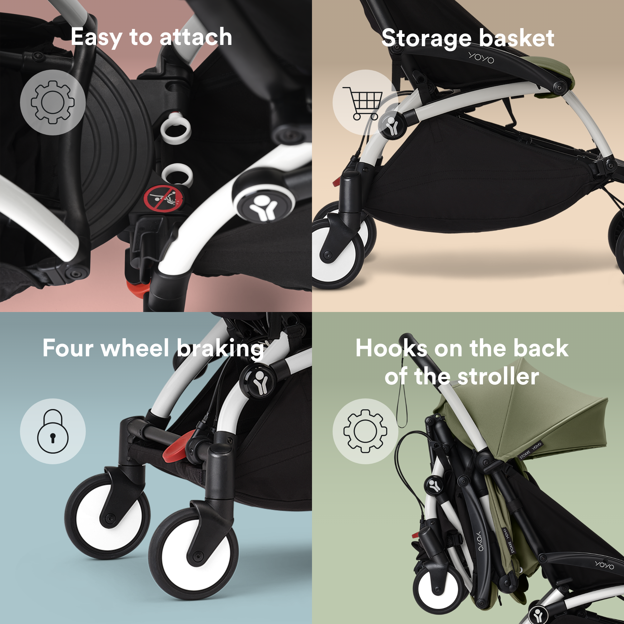 Stokke YOYO connect white frame
