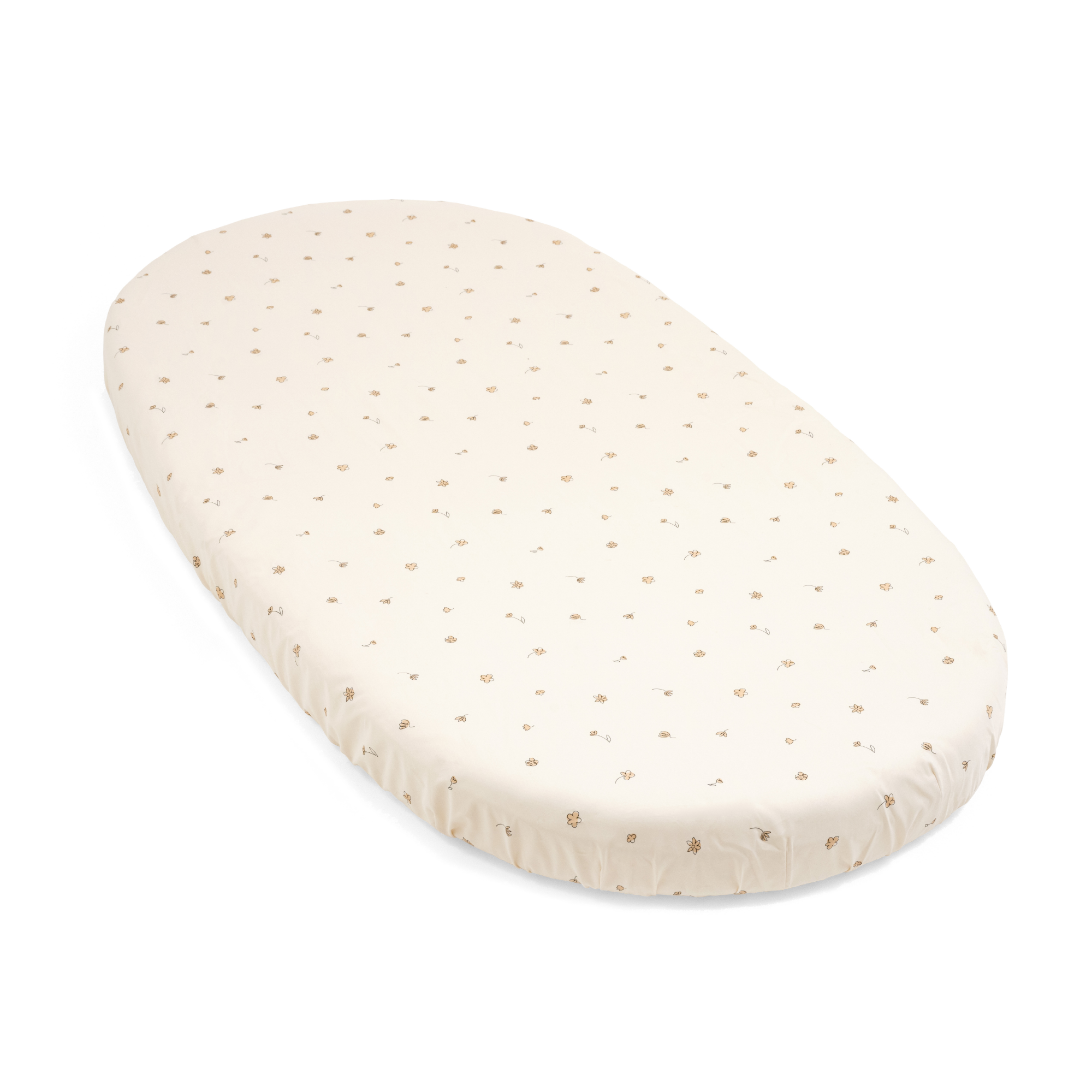 Sleepi Bed Fitted Sheet Flower Ecru